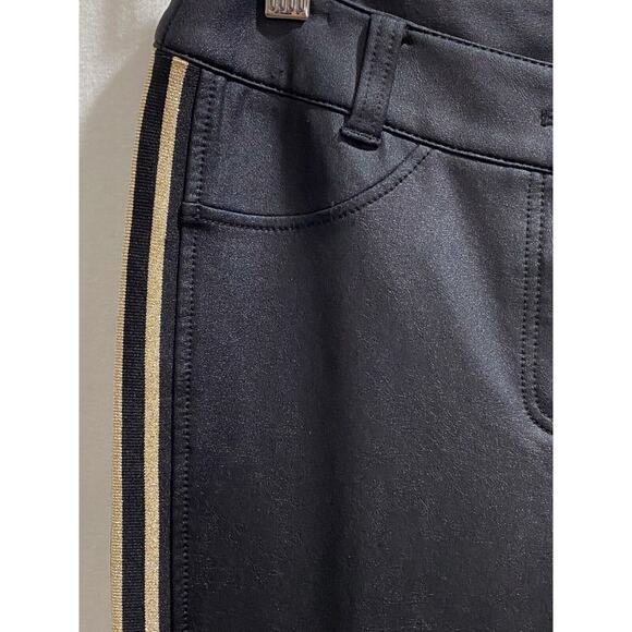 Master Bunny Edition Track Pants Leggings Tuxedo Stripe Spell Out Black Size 0 - Picture 9 of 16